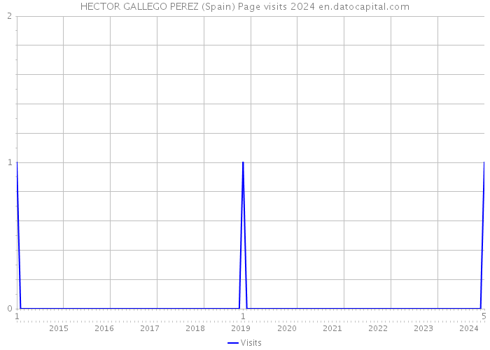 HECTOR GALLEGO PEREZ (Spain) Page visits 2024 