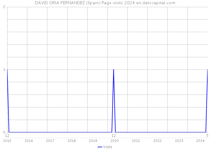 DAVID ORIA FERNANDEZ (Spain) Page visits 2024 