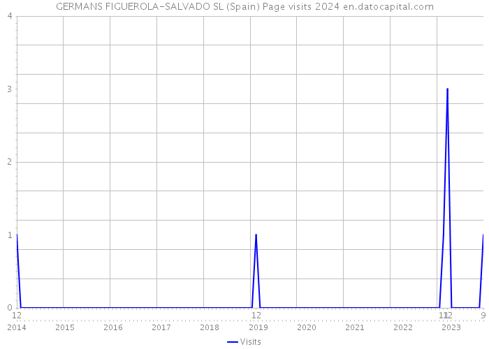 GERMANS FIGUEROLA-SALVADO SL (Spain) Page visits 2024 