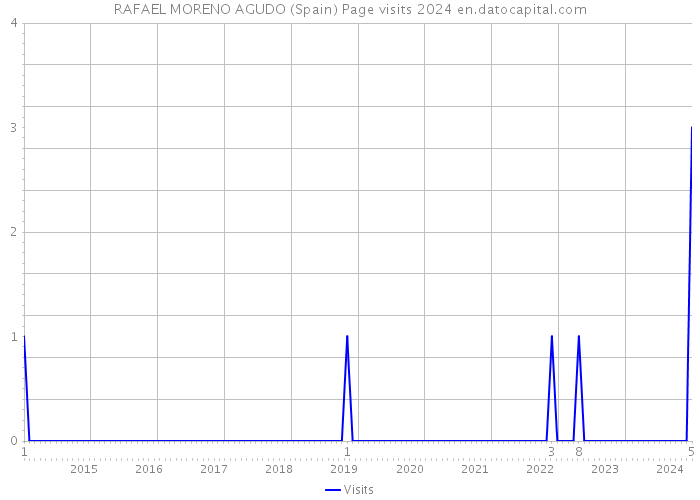 RAFAEL MORENO AGUDO (Spain) Page visits 2024 