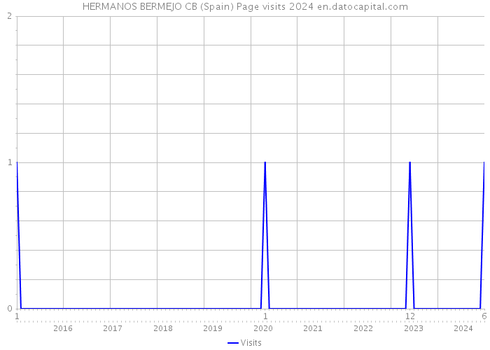 HERMANOS BERMEJO CB (Spain) Page visits 2024 