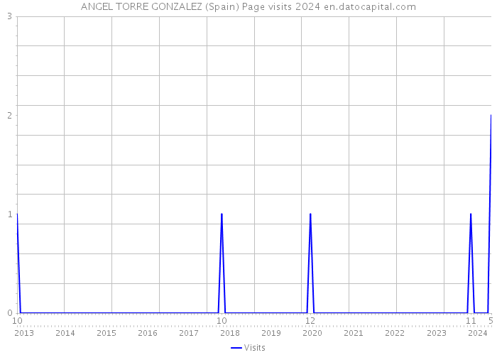 ANGEL TORRE GONZALEZ (Spain) Page visits 2024 