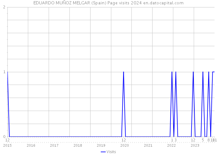 EDUARDO MUÑOZ MELGAR (Spain) Page visits 2024 