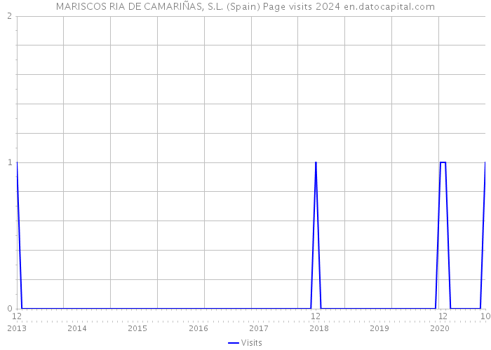 MARISCOS RIA DE CAMARIÑAS, S.L. (Spain) Page visits 2024 