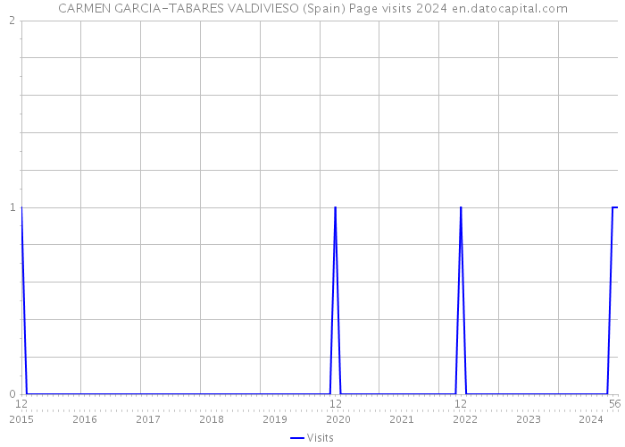 CARMEN GARCIA-TABARES VALDIVIESO (Spain) Page visits 2024 