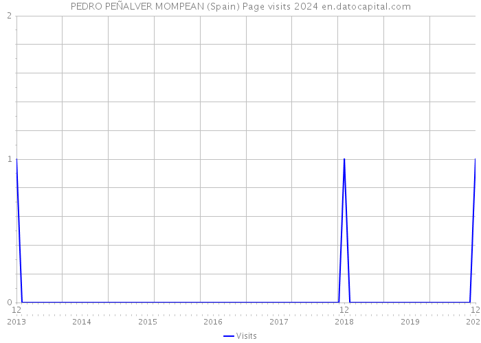 PEDRO PEÑALVER MOMPEAN (Spain) Page visits 2024 
