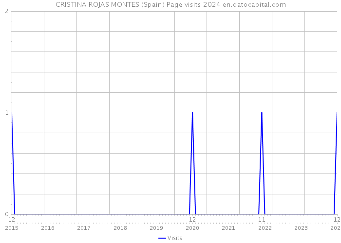 CRISTINA ROJAS MONTES (Spain) Page visits 2024 