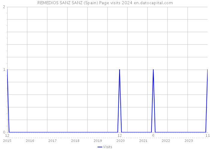 REMEDIOS SANZ SANZ (Spain) Page visits 2024 