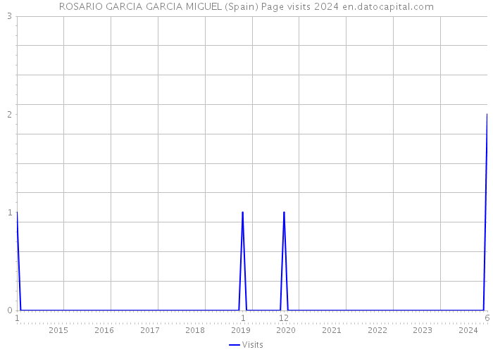 ROSARIO GARCIA GARCIA MIGUEL (Spain) Page visits 2024 