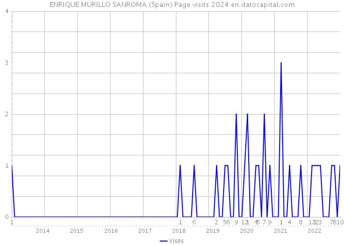 ENRIQUE MURILLO SANROMA (Spain) Page visits 2024 