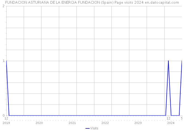 FUNDACION ASTURIANA DE LA ENERGIA FUNDACION (Spain) Page visits 2024 