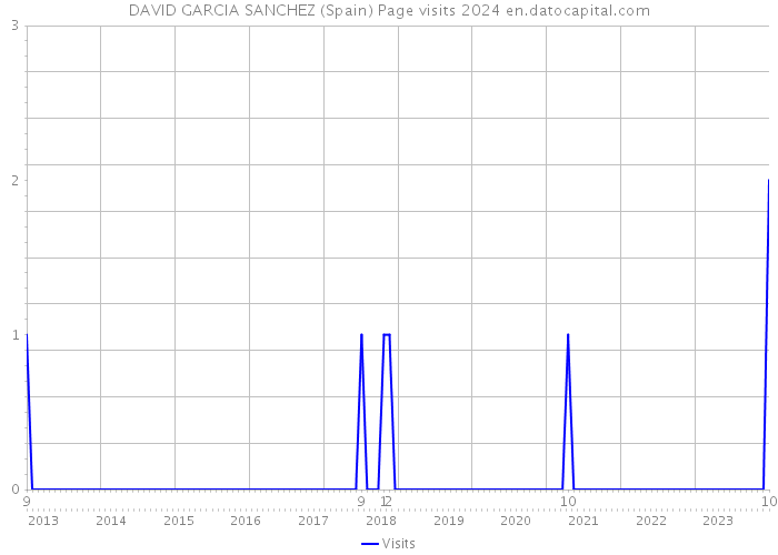 DAVID GARCIA SANCHEZ (Spain) Page visits 2024 