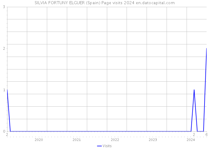 SILVIA FORTUNY ELGUER (Spain) Page visits 2024 