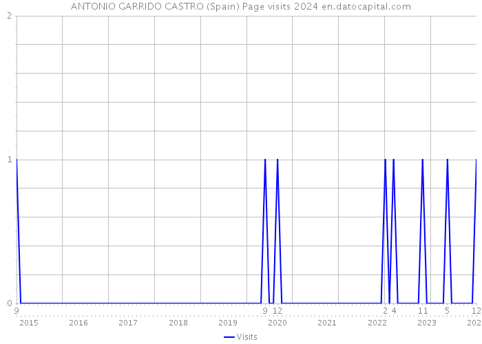 ANTONIO GARRIDO CASTRO (Spain) Page visits 2024 