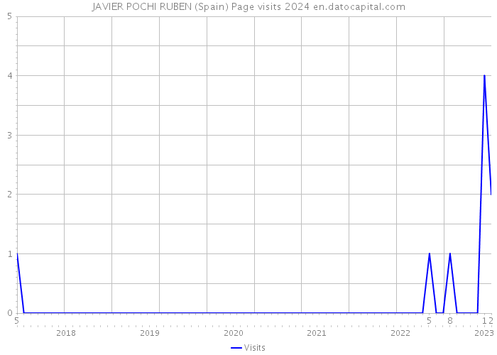 JAVIER POCHI RUBEN (Spain) Page visits 2024 