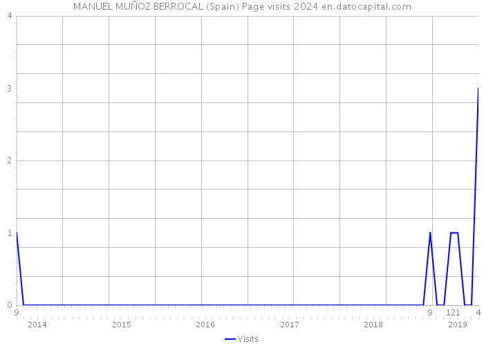 MANUEL MUÑOZ BERROCAL (Spain) Page visits 2024 