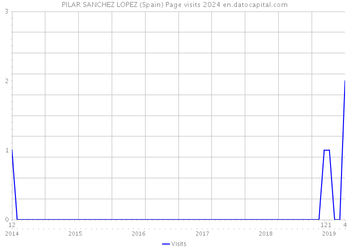 PILAR SANCHEZ LOPEZ (Spain) Page visits 2024 