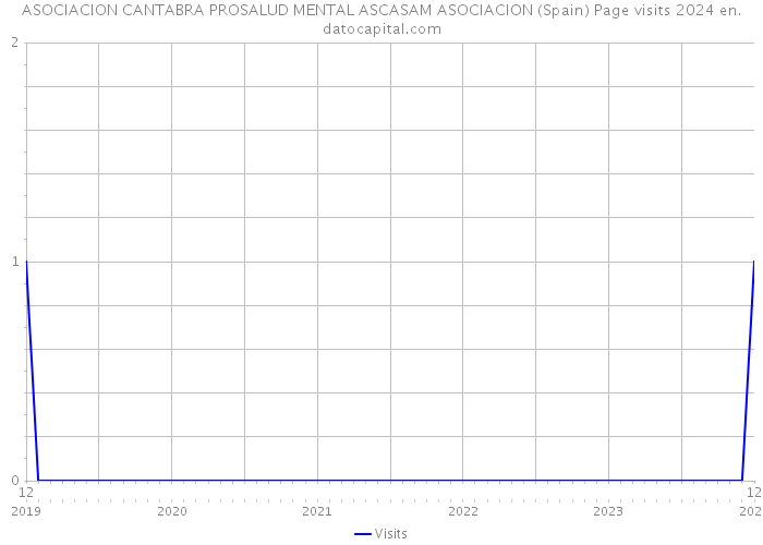 ASOCIACION CANTABRA PROSALUD MENTAL ASCASAM ASOCIACION (Spain) Page visits 2024 