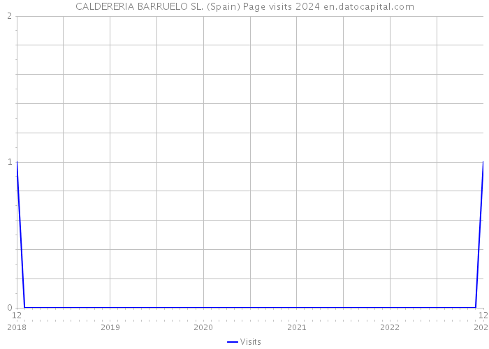 CALDERERIA BARRUELO SL. (Spain) Page visits 2024 