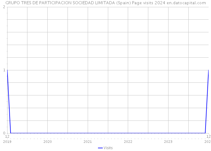 GRUPO TRES DE PARTICIPACION SOCIEDAD LIMITADA (Spain) Page visits 2024 