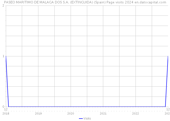 PASEO MARITIMO DE MALAGA DOS S.A. (EXTINGUIDA) (Spain) Page visits 2024 
