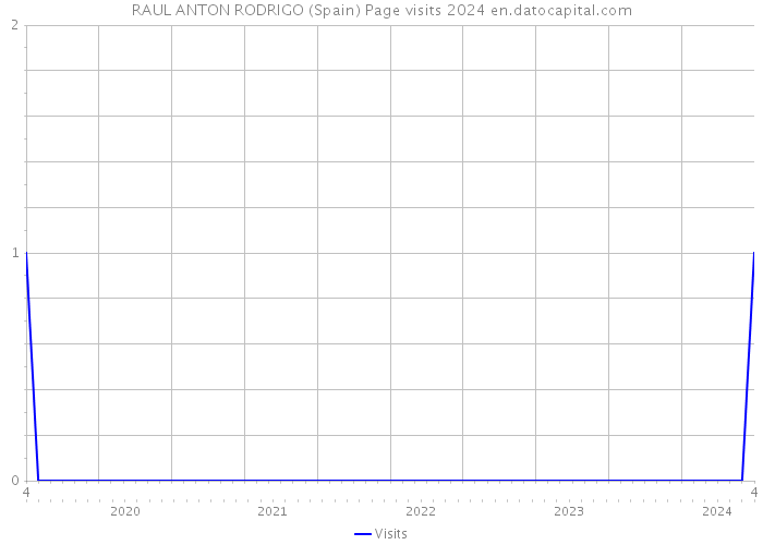 RAUL ANTON RODRIGO (Spain) Page visits 2024 