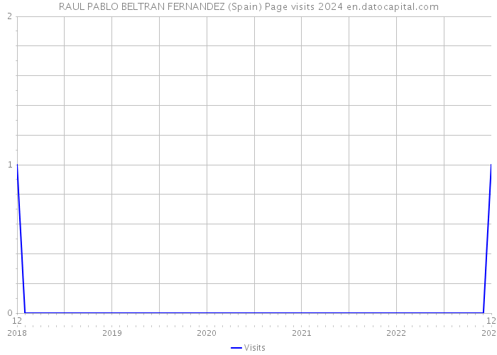 RAUL PABLO BELTRAN FERNANDEZ (Spain) Page visits 2024 