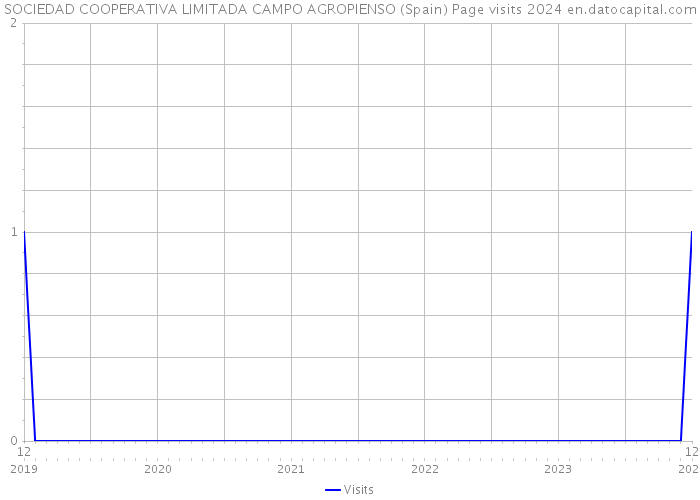 SOCIEDAD COOPERATIVA LIMITADA CAMPO AGROPIENSO (Spain) Page visits 2024 