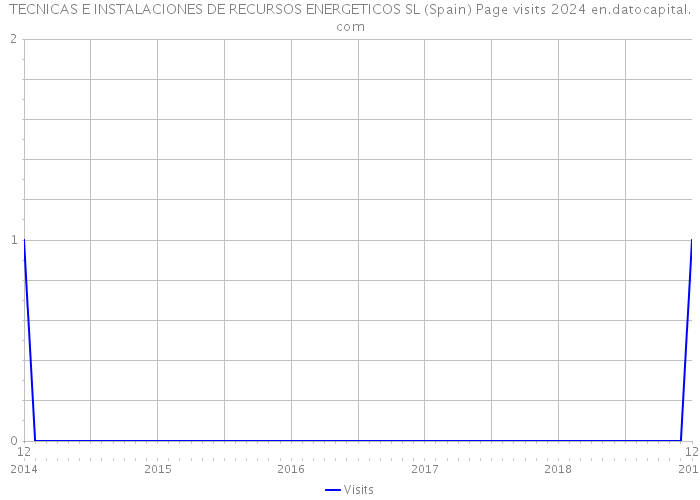 TECNICAS E INSTALACIONES DE RECURSOS ENERGETICOS SL (Spain) Page visits 2024 