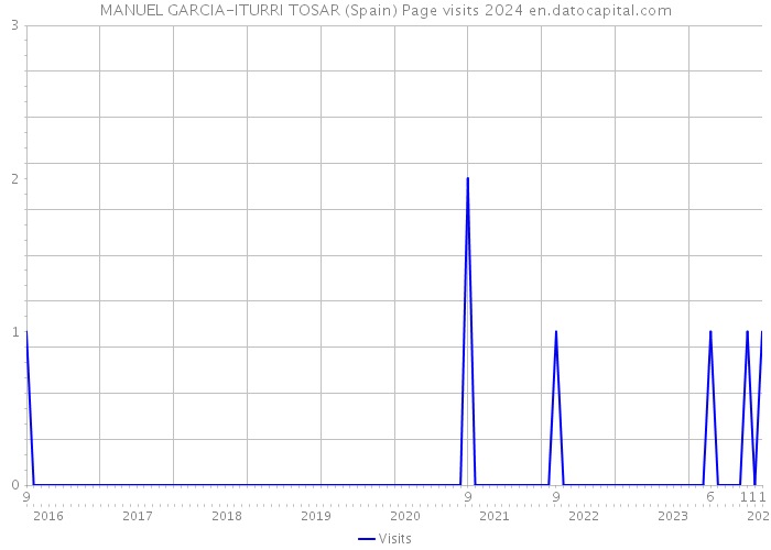 MANUEL GARCIA-ITURRI TOSAR (Spain) Page visits 2024 