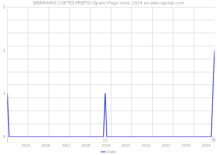 SEMIRAMIS CORTES PRIETO (Spain) Page visits 2024 