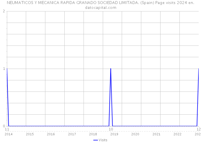 NEUMATICOS Y MECANICA RAPIDA GRANADO SOCIEDAD LIMITADA. (Spain) Page visits 2024 