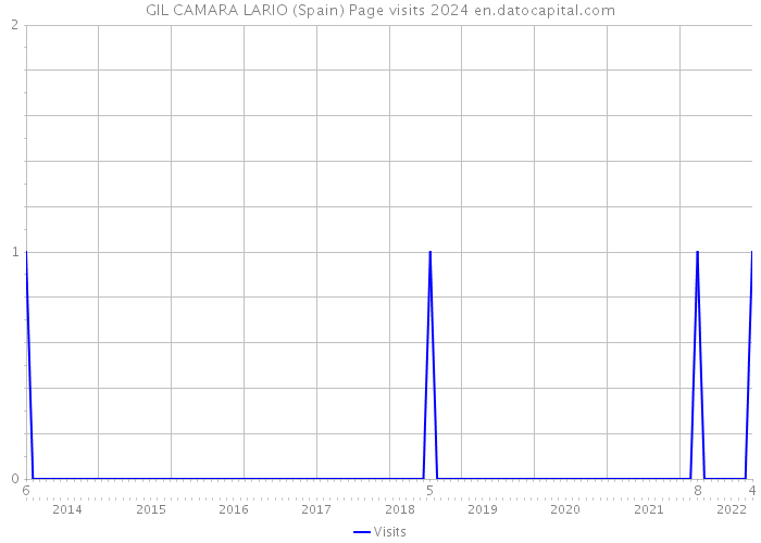 GIL CAMARA LARIO (Spain) Page visits 2024 