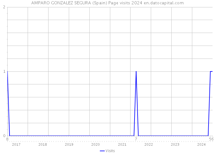 AMPARO GONZALEZ SEGURA (Spain) Page visits 2024 