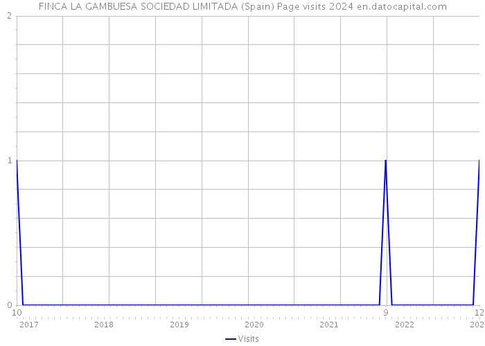 FINCA LA GAMBUESA SOCIEDAD LIMITADA (Spain) Page visits 2024 