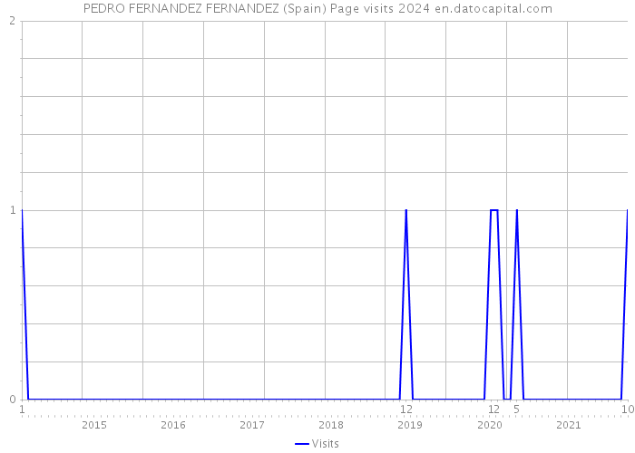 PEDRO FERNANDEZ FERNANDEZ (Spain) Page visits 2024 
