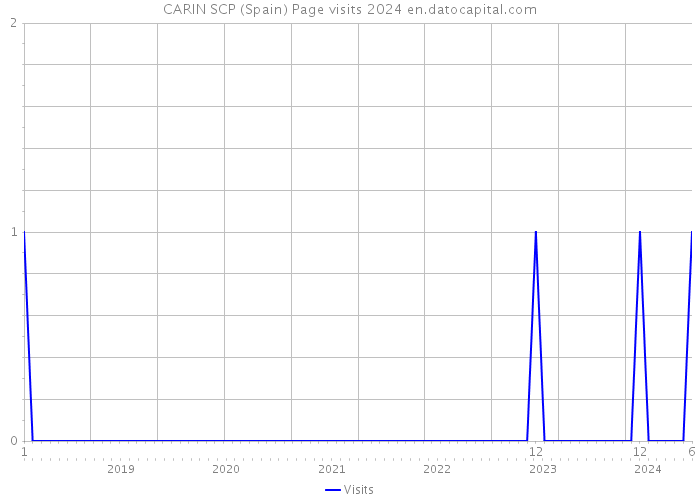 CARIN SCP (Spain) Page visits 2024 