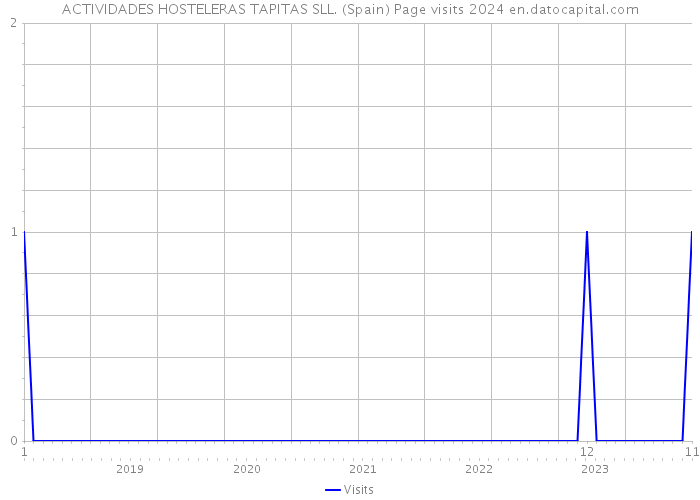ACTIVIDADES HOSTELERAS TAPITAS SLL. (Spain) Page visits 2024 