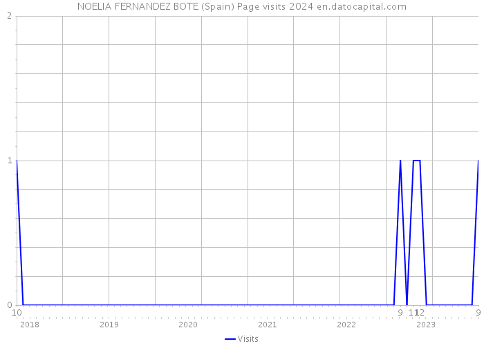 NOELIA FERNANDEZ BOTE (Spain) Page visits 2024 