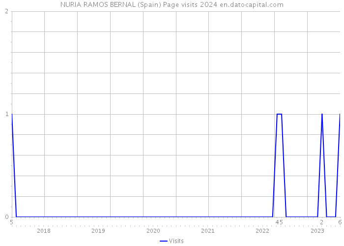 NURIA RAMOS BERNAL (Spain) Page visits 2024 