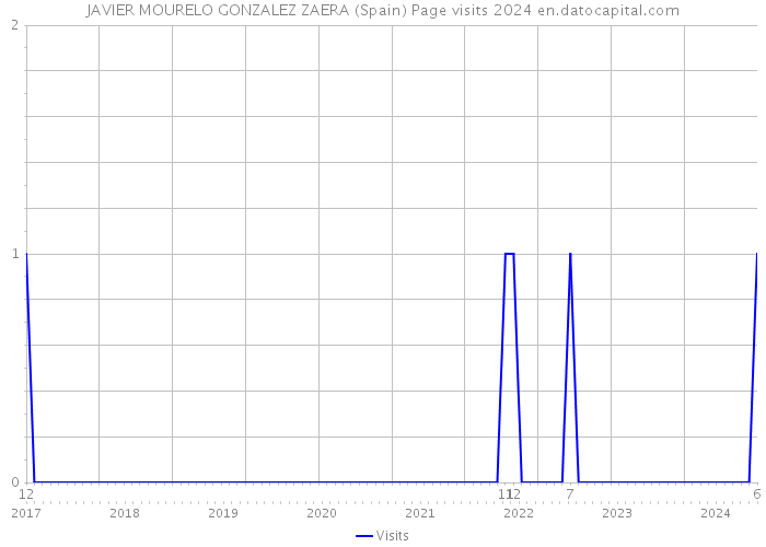 JAVIER MOURELO GONZALEZ ZAERA (Spain) Page visits 2024 