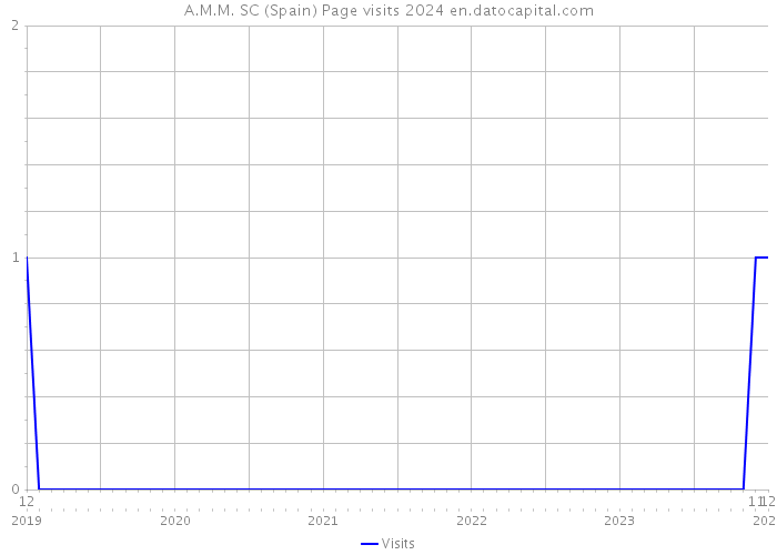A.M.M. SC (Spain) Page visits 2024 