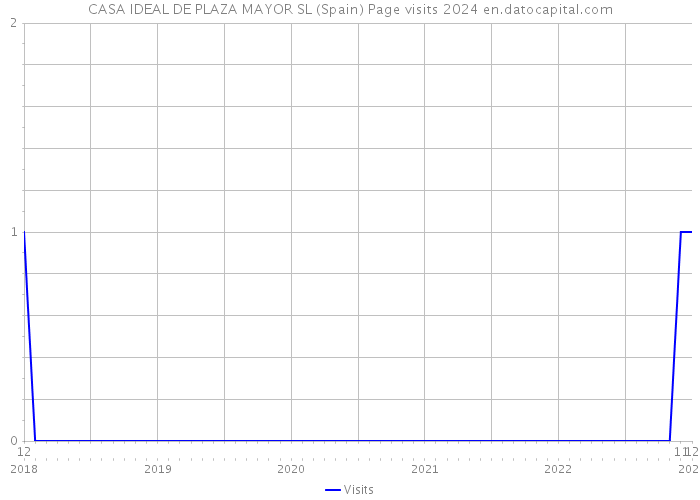 CASA IDEAL DE PLAZA MAYOR SL (Spain) Page visits 2024 