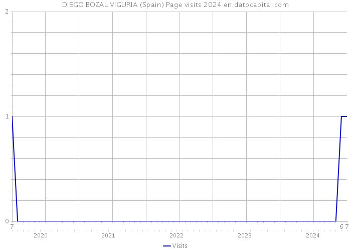 DIEGO BOZAL VIGURIA (Spain) Page visits 2024 