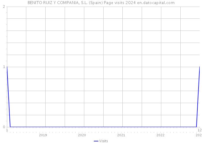 BENITO RUIZ Y COMPANIA, S.L. (Spain) Page visits 2024 