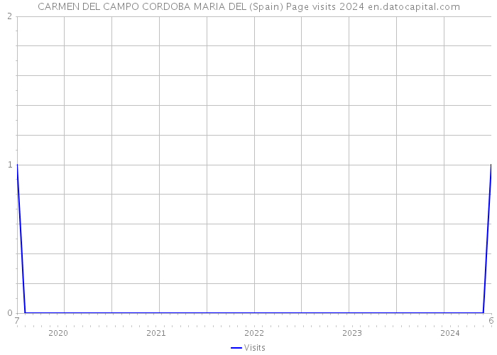 CARMEN DEL CAMPO CORDOBA MARIA DEL (Spain) Page visits 2024 