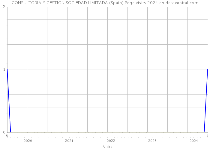 CONSULTORIA Y GESTION SOCIEDAD LIMITADA (Spain) Page visits 2024 