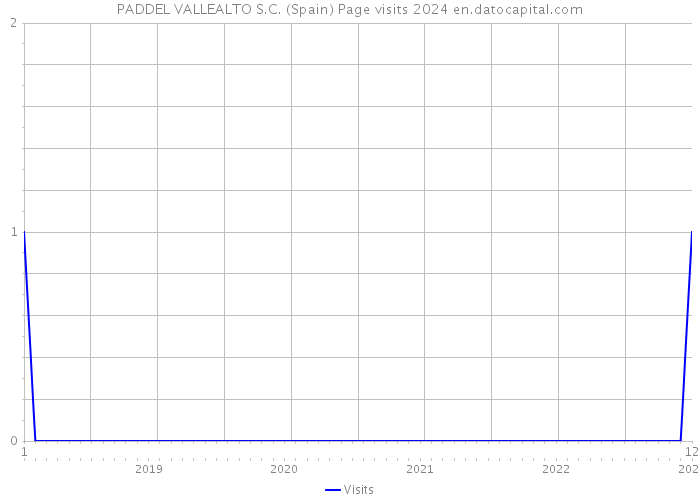 PADDEL VALLEALTO S.C. (Spain) Page visits 2024 