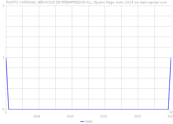 PUNTO CARDINAL SERVICIOS DE PREIMPRESION S.L. (Spain) Page visits 2024 