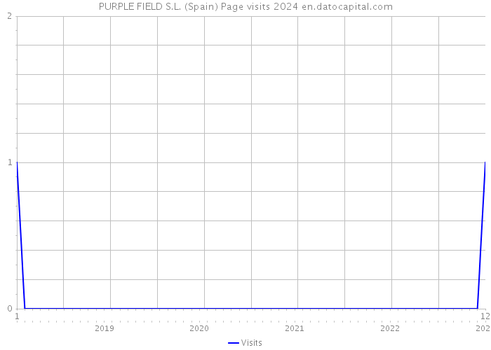 PURPLE FIELD S.L. (Spain) Page visits 2024 